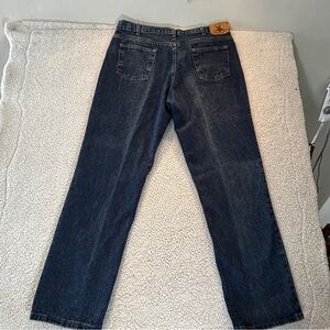 Vintage Faded Glory Made in USA Relaxed Fit Jeans 38x32 Authentic Denim